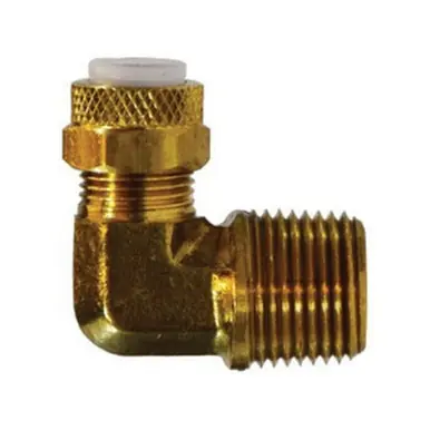 Midland Industries 02669-0804 - Elbow, 1/2" Tube x 1/4" Male NPTF, Brass