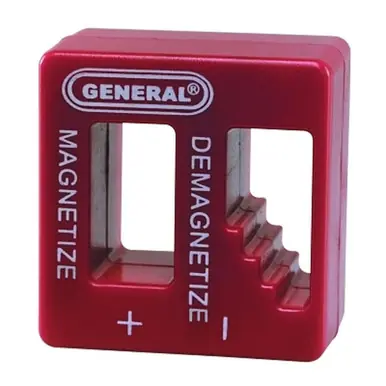 General Tools 3601 Professional Magnetizer/Demagnetizer, 2" x 2" x 1-1/8"