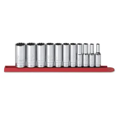 GEARWRENCH 80563 Socket Set, 3/8" Drive, 11pc Deep, SAE