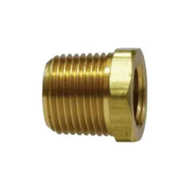 Midland Industries 06110-1206 - Light Pattern Reducer Hex Bushing, 3/4" MPT x 3/8" FPT, 0.94" Brass
