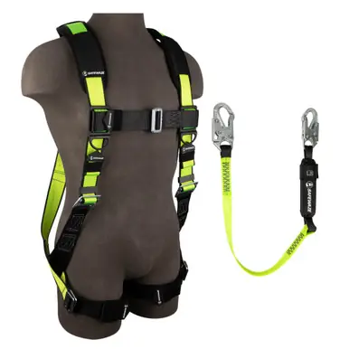 Safewaze FS129-4-S/M - PRO Combo FS280-S/M Harness, FS560-4 Lanyard