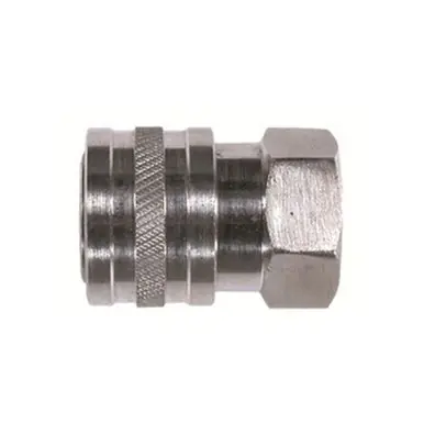 Midland Industries 86035SS - Quick Disconnect Straight Through Coupler, 1/4", FPT