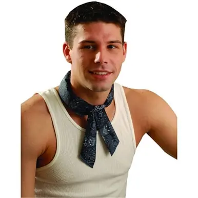 OccuNomix 940-CBL MiraCool Neck Bandana, Cowboy Blue, 1-11/16" x 34.75"