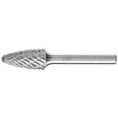 PFERD 28002 Carbide Bur - Tree, OMNI Cut 7/16" x 1/1" x 1/4" Shank - SF-4