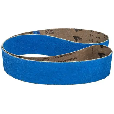 PFERD 49406 - 2-1/2" x 60" Abrasive Benchstand Belt VICTOGRAIN-COOL - 36 Grit (10pk)