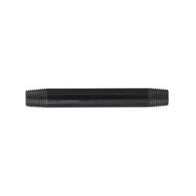 Midland Industries 57035 - Welded Pipe Nipple, 1/4" MPT x 1/4" MPT, 11" L, Steel, Black, SCH 40
