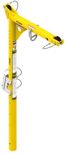 Xtirpa by Safewaze IN-2483 - 76mm (3") Mast/ davit arm 1524mm height x 610mm reach OPTION 2 DAVIT