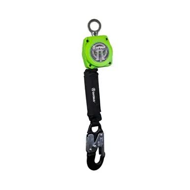 Safewaze 019-5041 - 6‘ Single Web Retractable with Double Locking Aluminun Snap Hook / No Carabiner