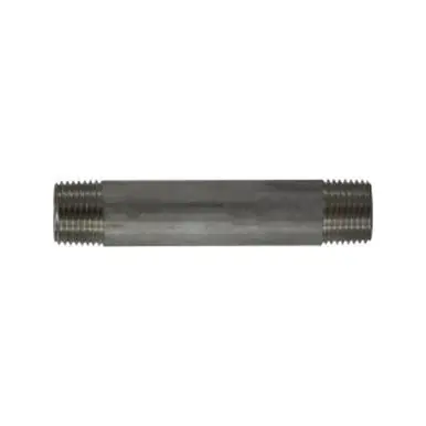 Midland Industries 49063 - Welded Pipe Nipple, 1/2" MPT x 1/2" MPT, 2-1/2" L, Stainless Steel, SCH