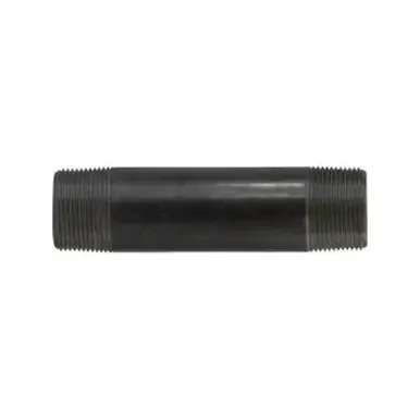 Midland Industries 57127 - Welded Pipe Nipple, 1-1/4" MPT x 1-1/4" MPT, 5" L, Steel, Black, SCH 40
