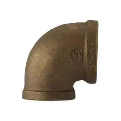 Midland Industries 38105-6440 - 90° Reducing Elbow, 4" FPT x 2-1/2" FPT, Bronze