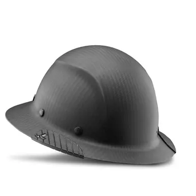 LIFT HDFM-17KG - DAX Carbon Fiber Full Brim Hard Hat (Matte Black)
