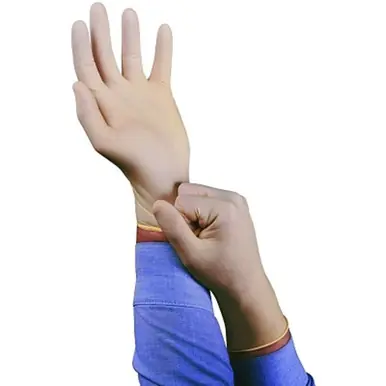 TouchNTuff 69-318-XL Latex Disposable Gloves, Powder-Free, 5mil, X-Large