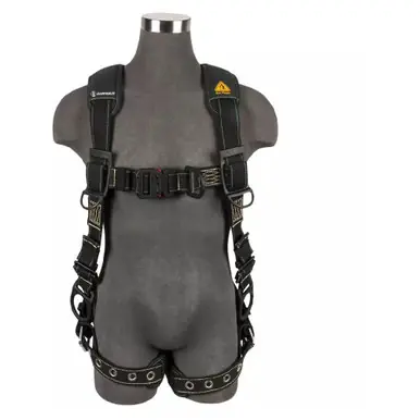 Safewaze 020-1266 - Arc Flash Full Body Harness DE 3D, DE QC Chest, DE FD, TB Legs (XS)