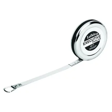 Crescent W606P Pocket Tape Measure, 6 ft, Yellow/Chrome