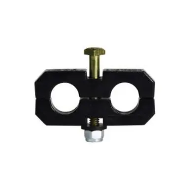Midland Industries 39409 - Hex Head 2-Hose Holder, 1/2", Plastic