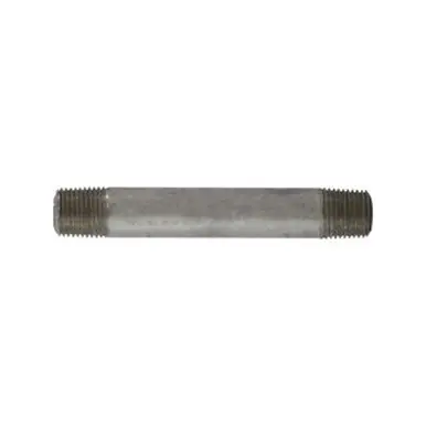 Midland Industries 52004 - Seamless Pipe Nipple, 1/8" MPT x 1/8" MPT, 2-1/2" L, Stainless Steel, SCH