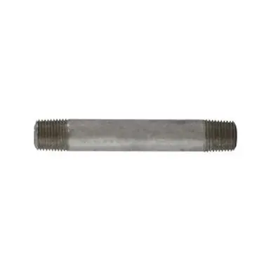 Midland Industries 52009 - Seamless Pipe Nipple, 1/8" MPT x 1/8" MPT, 5" L, Stainless Steel, SCH 80