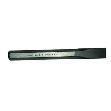 Mayhew Tools 10200 Cold Chisel, 5" Long, 1/4" Cut, Black Oxide, 12/Box