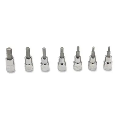 Crescent CBSS0N 7-Piece 3/8" Drive Hex Bit SAE Socket Set