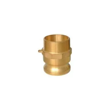 Midland Industries 44970 - Cam & Groove Adapter, 6" Type F x 6" MIP, Brass