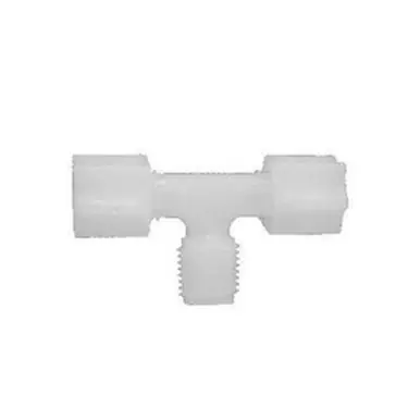 Midland Industries 17292P - Branch Tee, 1/4" Compression x 1/4" Compression x 1/4" MPT,