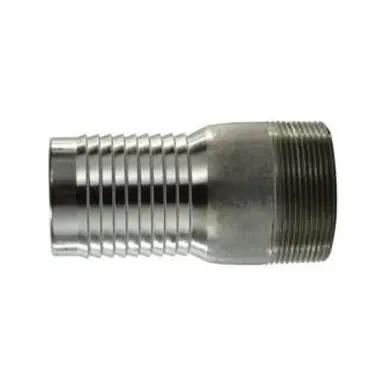 Midland Industries 973702 - Combination King Nipple, 1" Hose Barbed x 1" MPT, Stainless Steel