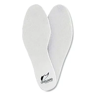 Dunlop 9109500.08 DuraPro Insoles, Men‘s 8, White/Black/Yellow