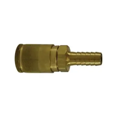 Midland Industries 28528 - Parker Tru Coupler, 1/4" Hose Barbed, Brass