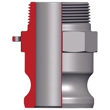 Dixon 200-F-AL Cam and Groove Adapter, 2"