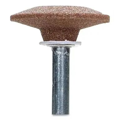 Norton 61463624384 Gemini Mounted Point, 7/8" Dia x 2" Thick, A11 Shape, T Bond