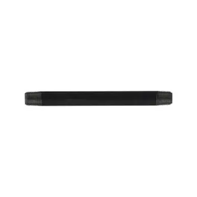 Midland Industries 57010 - Welded Pipe Nipple, 1/8" MPT x 1/8" MPT, 5-1/2" L, Steel, Black, SCH 40