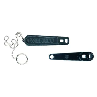 Western MCW-2BC Oxygen Cylinder Wrench with Security Chain