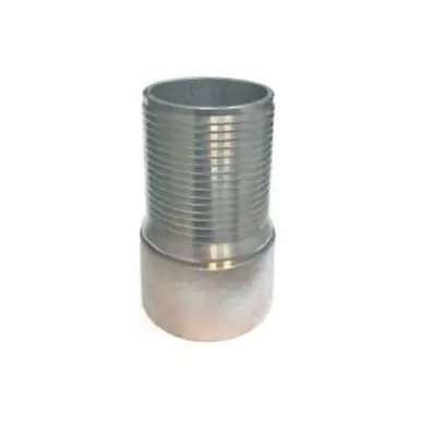 Midland Industries CNSC-300CR-SP - Crimplok Combination Nipple, 3" Hose Barbed x 3" Square Cut,
