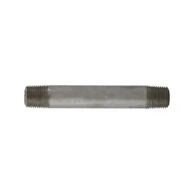 Midland Industries 52002 - Seamless Pipe Nipple, 1/8" MPT x 1/8" MPT, 1-1/2" L, Stainless Steel, SCH