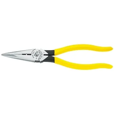 Klein Tools D203-8N Heavy-Duty Long Nose Pliers, 8-7/16" Length