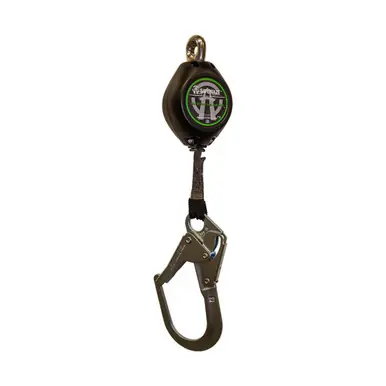 Safewaze FS-FSP1411-W-RBH - Class 1 11‘ Web Aluminum Housing Retractable w/ Locking Rebar Hook