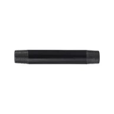 Midland Industries 57041 - Welded Pipe Nipple, 3/8" MPT x 3/8" MPT, 1-1/2" L, Steel, Black, SCH 40