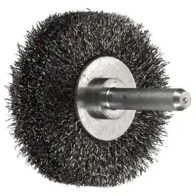 PFERD 82744 2" Dia. INOX-TOTAL crimped wire wheel brush .008" stainless steel wire, 1/4" stem (10pk)