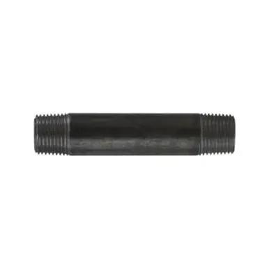 Midland Industries 57063 - Welded Pipe Nipple, 1/2" MPT x 1/2" MPT, 2-1/2" L, Steel, Black, SCH 40