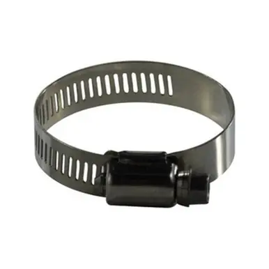 Midland Industries 620040SS -620 Series Wide Band Worm Drive Clamp, 2-1/16" Min. Clamp Dia., 316