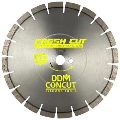 DDM Concut Y6100 - 6" x .100 Yellow Fresh Cut Diamond Blade