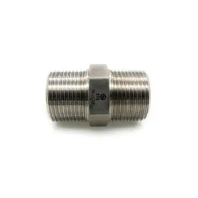 Midland Industries SS5404-16-12 - Reducing Hex Nipple, 1" NPT(M) x 3/4" NPT(M), 2.149" L, Stainless