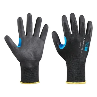 Honeywell 24-0913B/9L CoreShield A4/D Gloves, L, Black