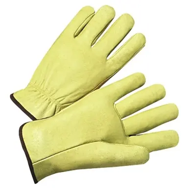 Anchor Brand 4900XL Standard Grain Pigskin Driver Gloves, X-Large, Unlined, Tan (12pk)