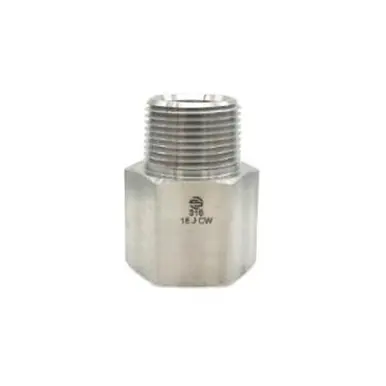 Midland Industries SS5405-02-04 - Adapter Expander, 1/8" NPT(M) x 1/4" NPT(F), Stainless