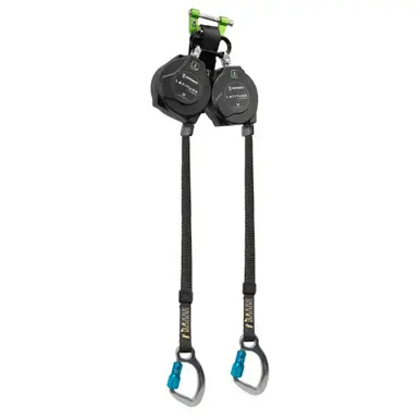 Safewaze 024-5395 - Latitude Edge 11‘ Dual Web SRL-P Alu Carabiner Hooks