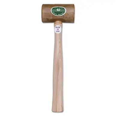 Garland Mfg 11004 Rawhide Mallet, 11 oz, 3-1/2" Wood Handle
