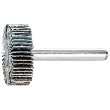 PFERD 45417 1" x 1/2" Mounted Flap Wheel 1/4" Shank - Silicon Carbide - 120 Grit (10pk)