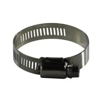 Midland Industries 620064SS -620 Series Wide Band Worm Drive Clamp, 2-1/2" Min. Clamp Dia., 316
